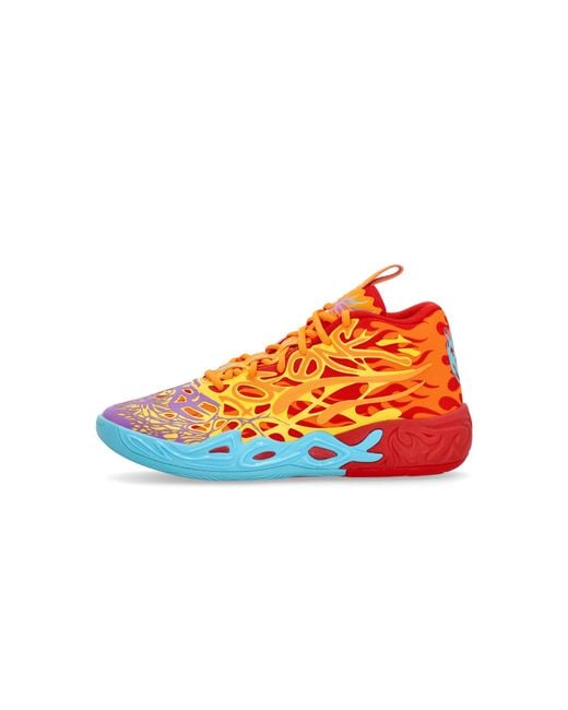 PUMA Basketball Herren Schuh Lamelo Mb 04 Phoenix Rot/ Glow in Orange für Herren