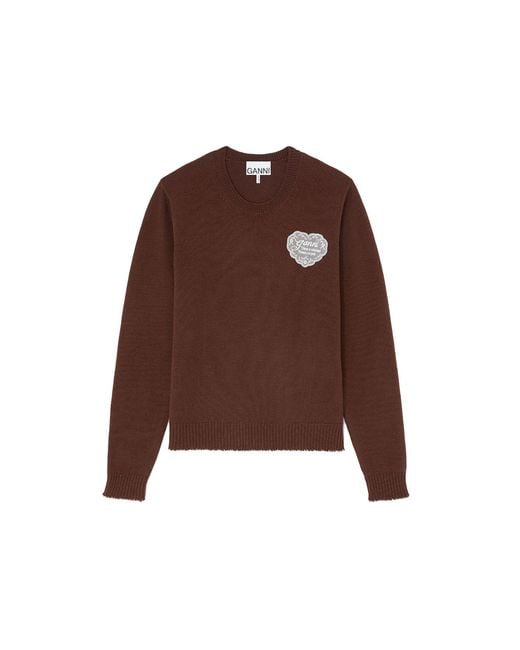 Camisas Ganni de color Brown