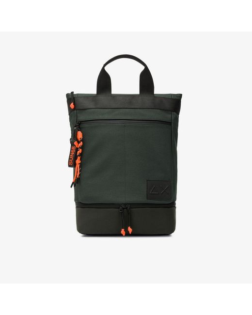Sun 68 Dunkelgruner Mann Rucksack in Black für Herren