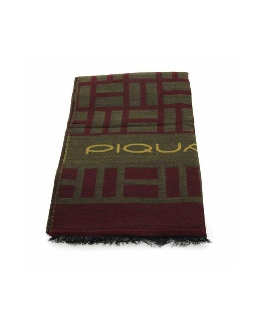 Piquadro Natural Scarf Multicolored for men