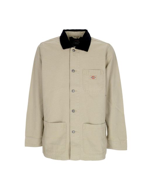 Dickies Werkkleding Herenjack Duck Canvas Summer Chore Coat in het Natural voor heren