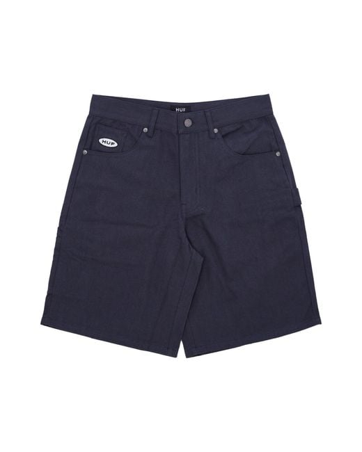 Huf Blue Workman Short Short Pants for men