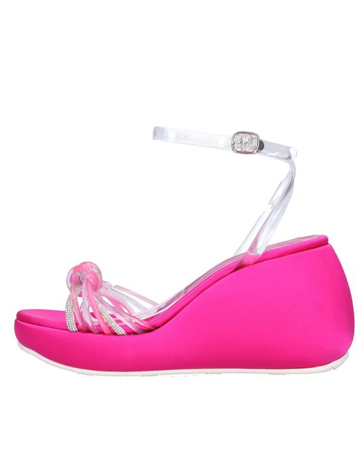 Casadei Pink Fuchsia Sandalen