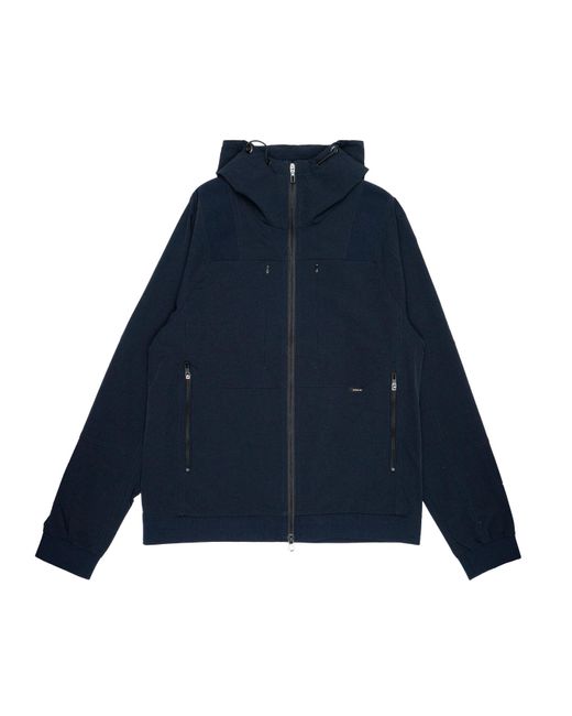 KRAKATAU Blue Apex Hooded Jacket D.Night for men