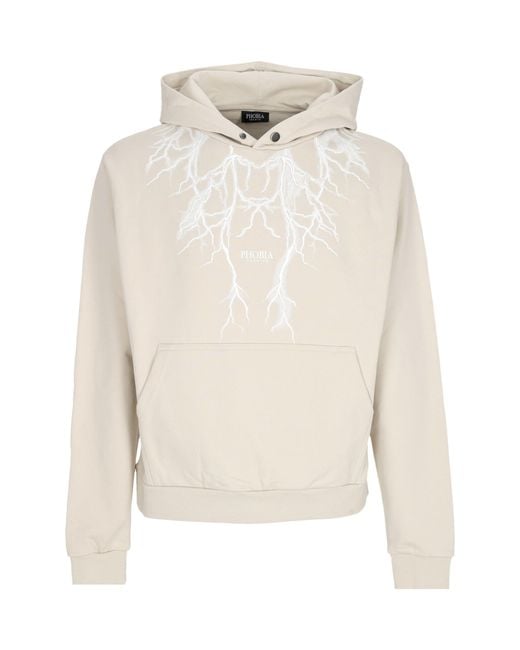 Hoodie Lightning Hoodie Phobia de hombre de color White