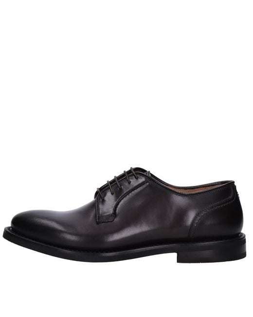 Fabi Black Flat Shoes for men