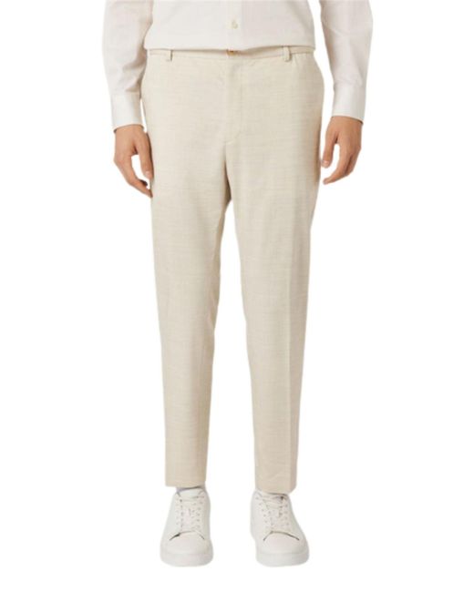 Calvin Klein Hose Modern Texture Tapered Pants in Natural für Herren