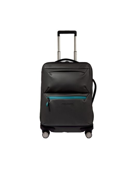 Piquadro Trolley Slim Cabin Bv6377C2Ow-N Zwart in het Black voor heren