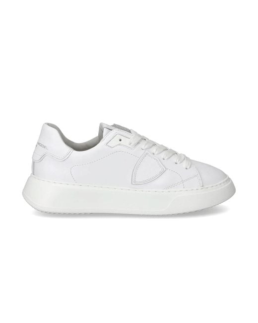 Philippe Model Damesschoenen V001 Tempel Veau Blanc in het White
