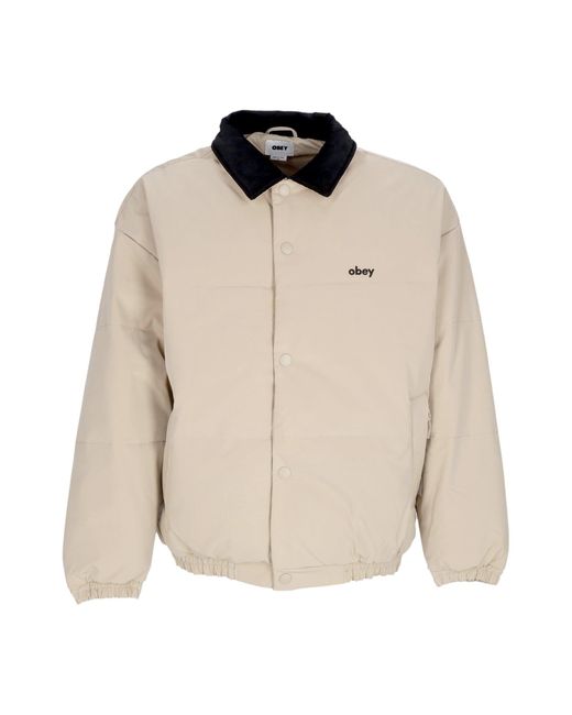 Chaqueta Whispers Jacket Hombre Obey de hombre de color Natural