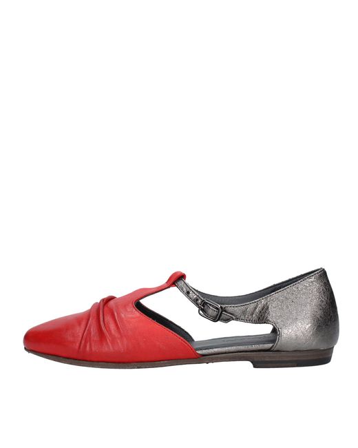 Pantanetti Red Flat Shoes