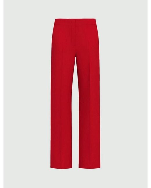 Marella Broek Brede Vrouw Rood