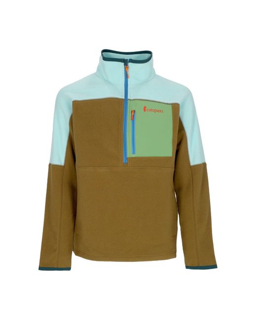 COTOPAXI Green Plot Jacket Half-Zip Fleece Jacket for men