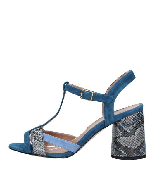 Maria Cristina Blue Sandals