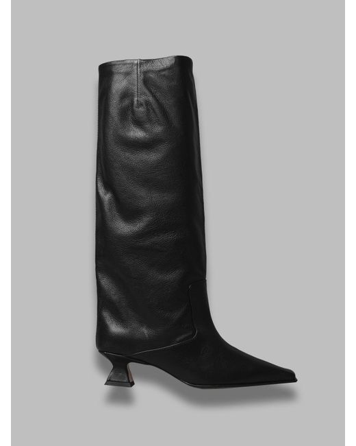 Miista Black Heel Boots