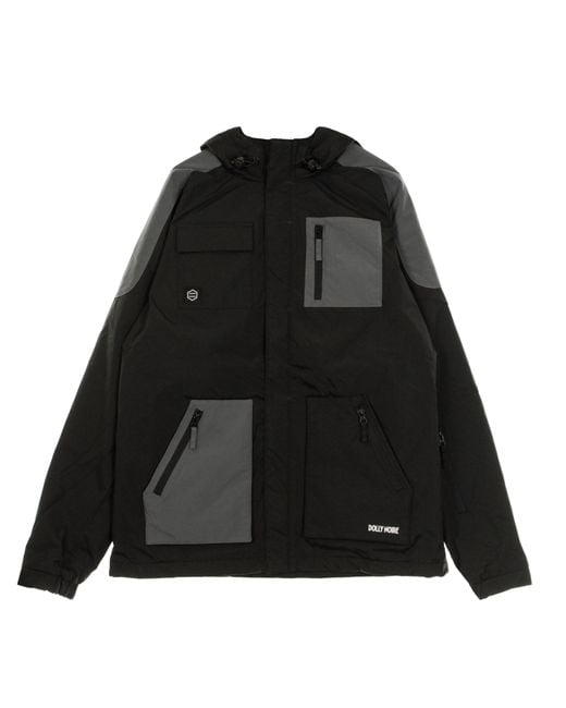 DOLLY NOIRE Black Full Zip Jacket for men