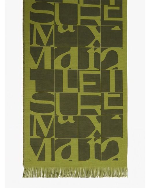 Max Mara Green Scarf