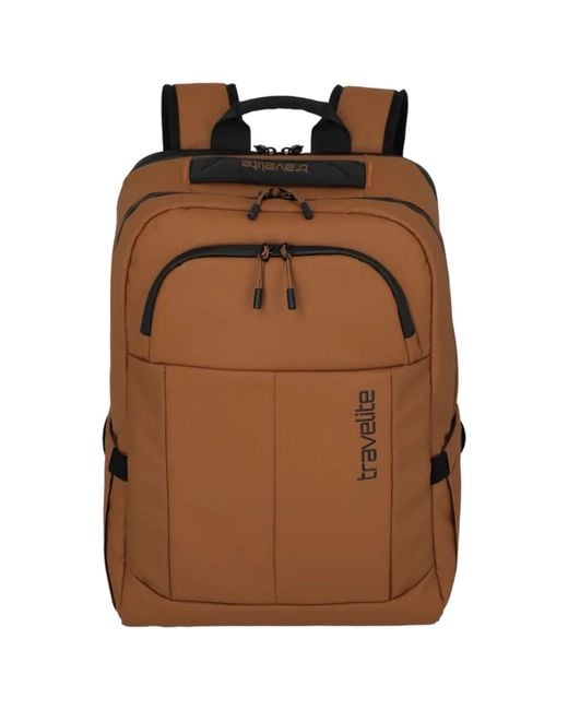 Backpack Briize Travelite de hombre de color Brown