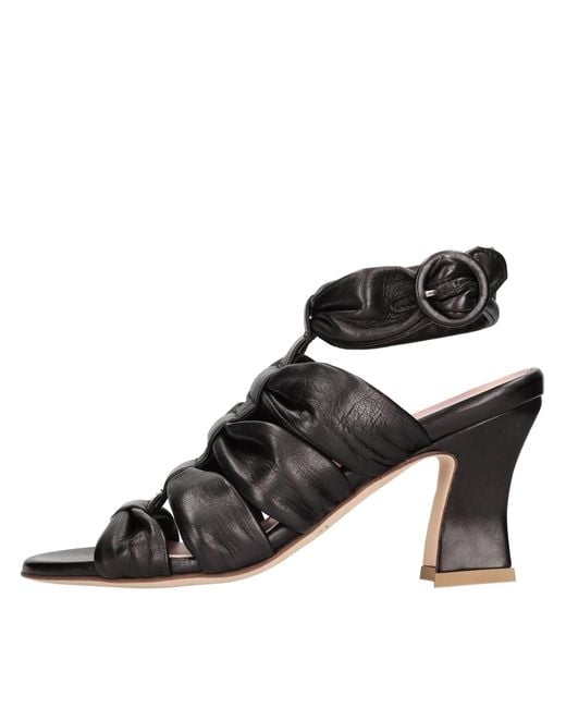 LORENA PAGGI Black Sandals
