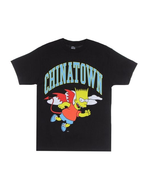 Market Devil Arc Tee X The Simpsons Zwart T-Shirt in het Black voor heren