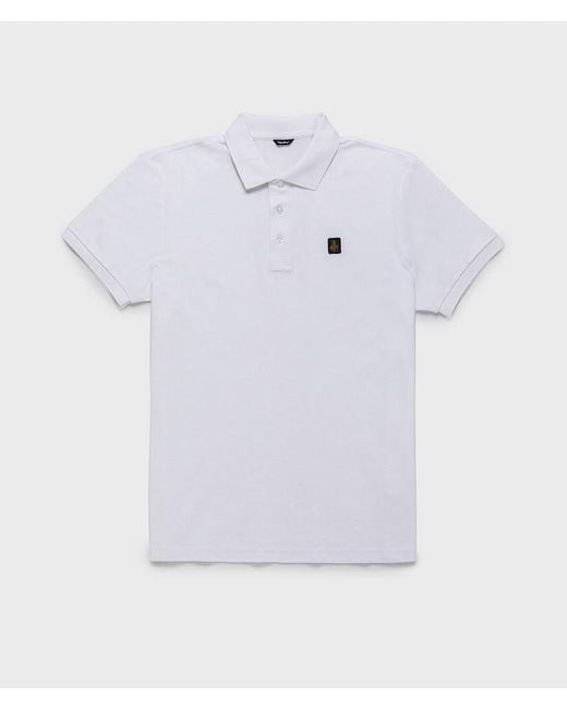 Refrigiwear White Polo Basic for men