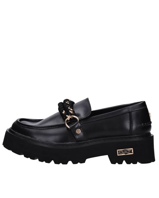 Cult Black Flat Shoes