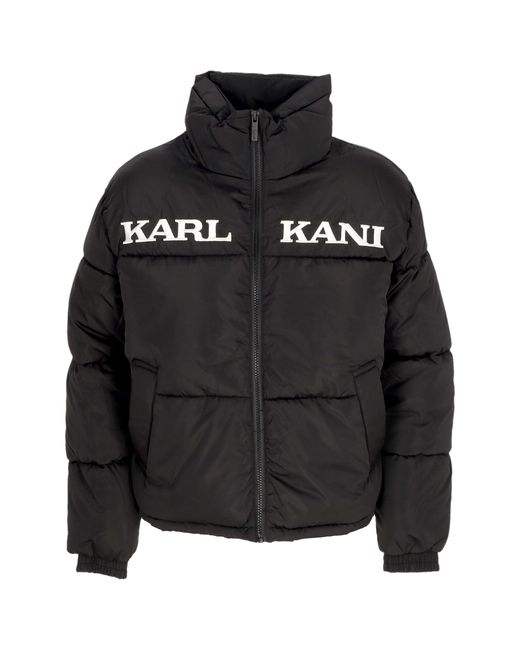 W Retro Essential Puffer Jacket Chaqueta De Plumas Mujer Negro Karlkani de color Black