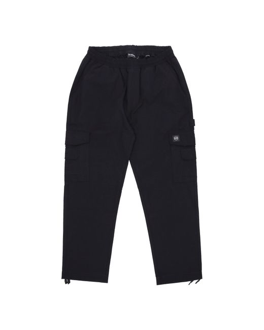 DOLLY NOIRE Blue Lanced Classic Baggy Cargo Long Trousers for men