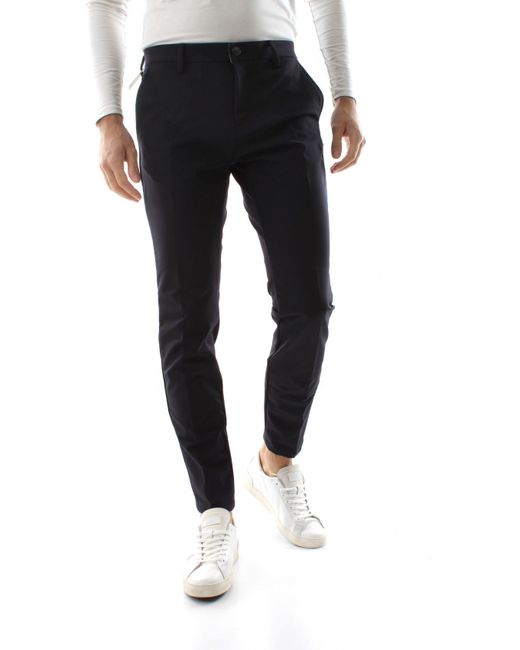 Mason's Black Trousers Osaka Jert201 P9F2C7350 012 for men