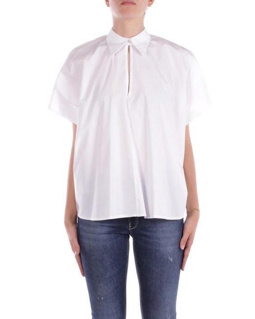 Manila Grace Witte Hemden in het White