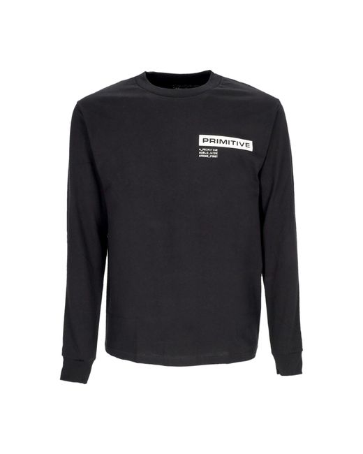 Tactics/S Tee X Call Of Duty Camiseta Negra De Manga Larga Para Hombre Primitive Skateboarding de hombre de color Blue