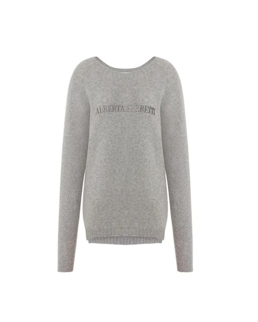 Vetements De Bonneterie Pour Femmes Alberta Ferretti en coloris Gray