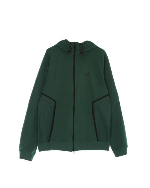 Sweat A Capuche Leger Zippe Pour Hommes Dri Fit Air Statement Fleece Fullzip Hoodie Noble/Noir Nike pour homme en coloris Green