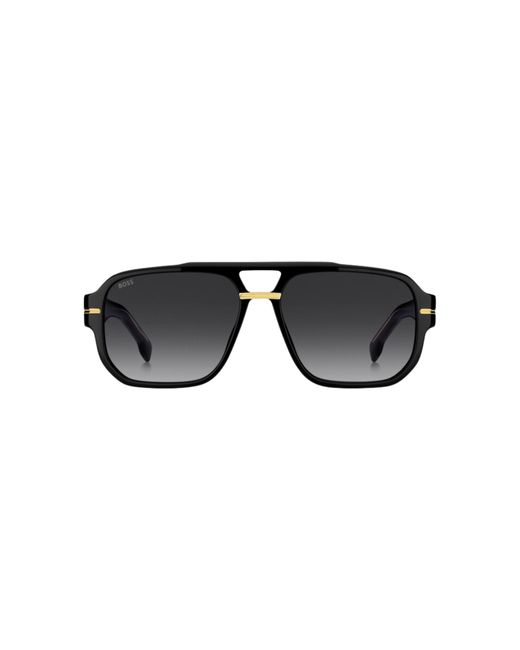 Jefe 1718/S Hombre Poliester HUGO de hombre de color Black