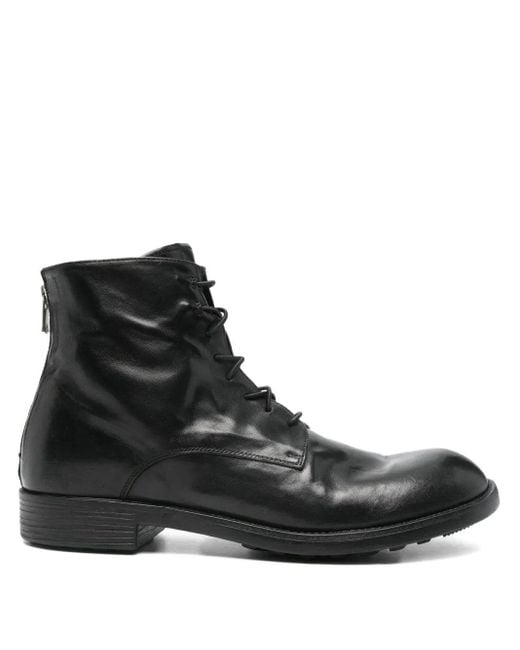 Officine Creative Black Boots for men