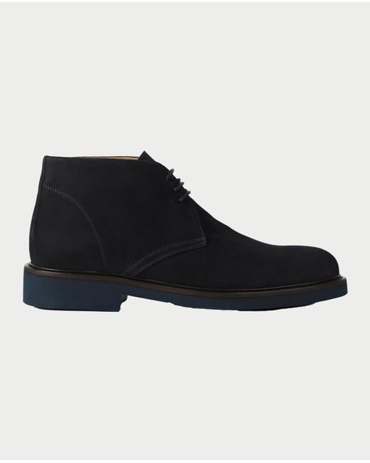 Exton Blaue Stiefel in Black für Herren