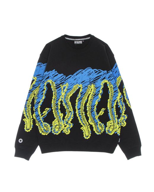 Octopus Draft Crewneck Leichtes Herren-Sweatshirt Mit Rundhalsausschnitt, Schwarz in Green für Herren
