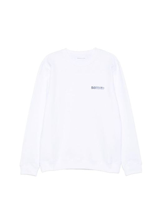 Dondup Mannen Witte Sweatshirt in het White voor heren
