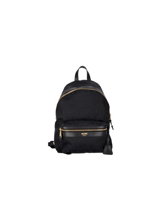 Moschino Black Backpack for men