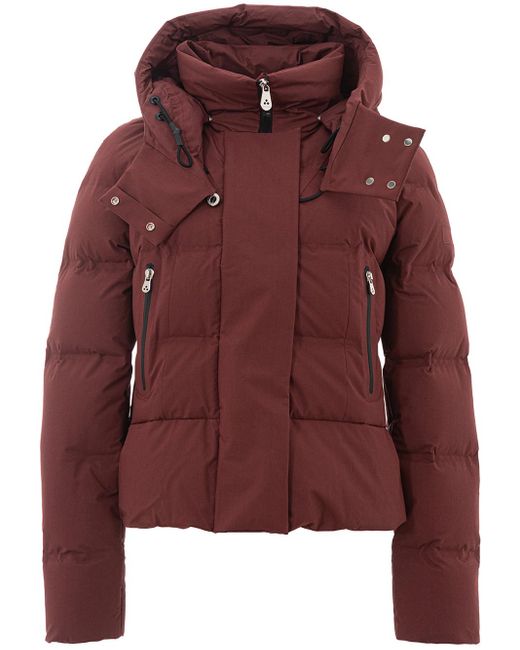 Peuterey Red Burgundy Quilted Jacket