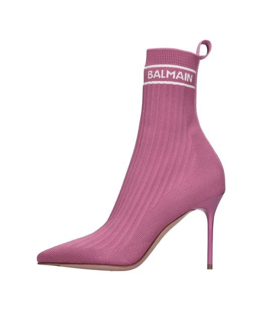 Botas Balmain de color Purple