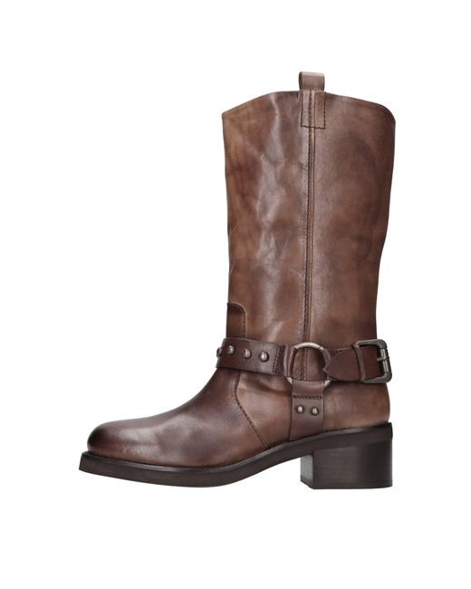 Emanuélle Vee Brown Braune Stiefel