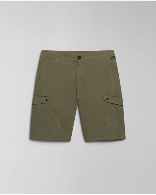 Napapijri Green Shorts And Bermuda N-Dease Np0A4I4U Gae Lichen for men