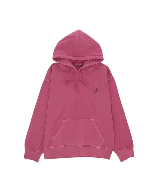 Carhartt Pink 'Lightweight Hooded Sweatshirt Hooded Nelson Sweat Garment Dyed for men