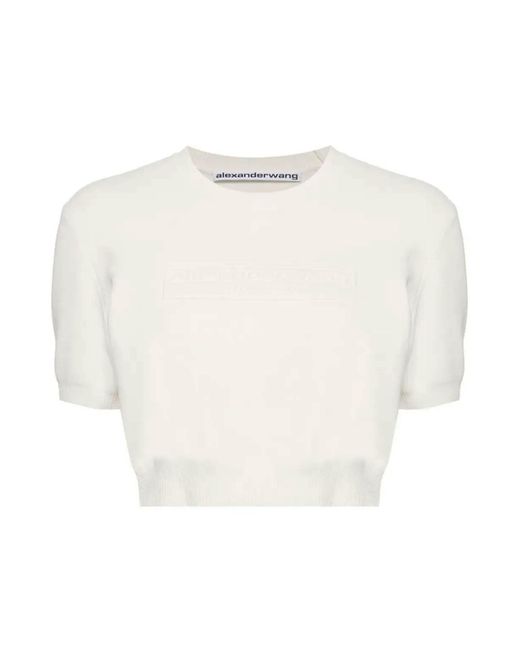 Alexander Wang White Sweaters