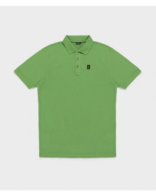 Refrigiwear Green Polo Basic for men