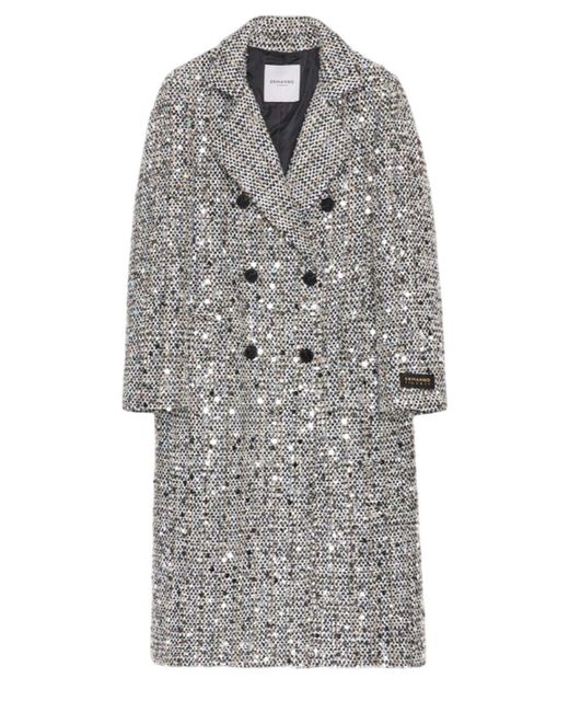 Ermanno Scervino Double-Breasted Jas in het Gray
