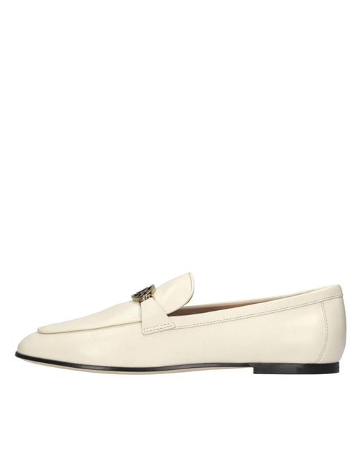 Tod's Natural Flat Shoes