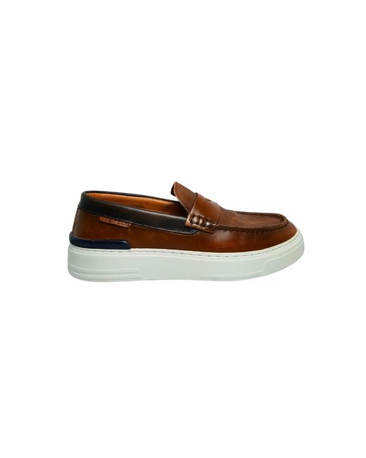 Ambitious Schuhe Fur Herren Sommer Moccasin, Aus Leder. Fur Einen Raffinierten Look in Brown für Herren