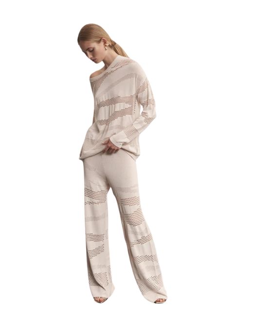 Akep Natural Sweater Zebra Effect